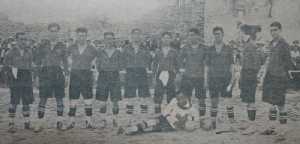 Los jugadores del Murcia posan para la fotograf�a