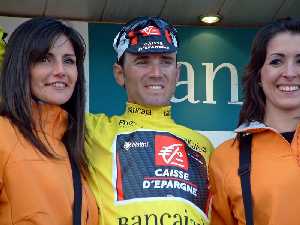 Valverde en el podio de la Vuelta Ciclista a Valencia 2007