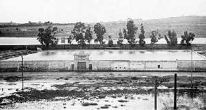 El campo de El Almarjal inundado