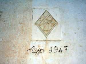 Escudo pared 1947. Viviendas fbrica de la plvora