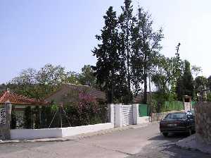 Vista de una calle de la pedana