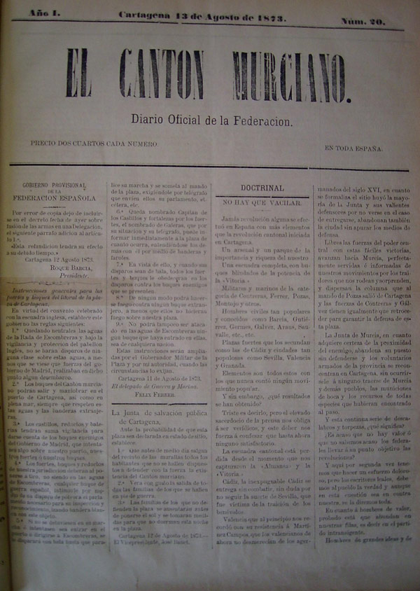 El Cantón Murciano,