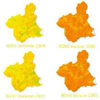 Comparacin de ndices de vegetacin en distintas fechas