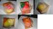 velas con forma de frutas