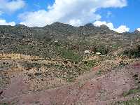 Sierra de las Moreras desde la Cala del Rincn