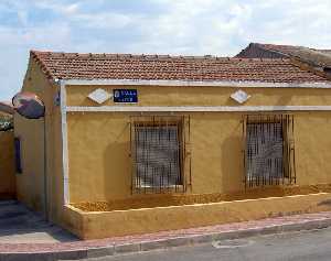 Vista de una casa en la calle Mayor