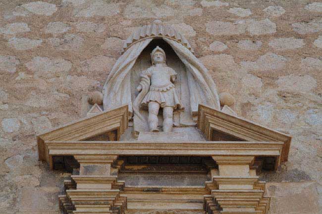 Detalle de la iglesia de Santa María Magdalena