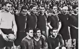 Equipo que present el F.C. Barcelona en la final de la Copa del Rey de 1927