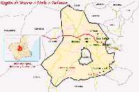 Mapa Pedanias Mula