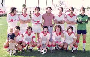 Los jugadores del Molinense que lograron el ascenso en la temporada 79/80