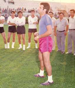 Vicente Carlos Campillo en su etapa de entrenador del Molinense