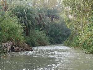 Río Segura, conocido como Thader por los romanos, a su paso por Archena.