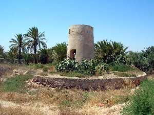 Vista lejana del molino de Rame 