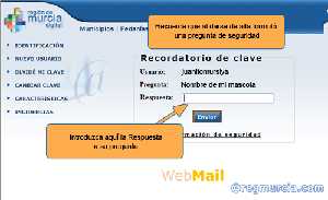 Recordatorio de clave