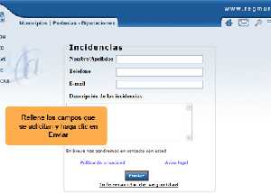 Formulario de Incidencias