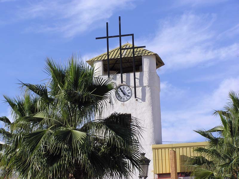 Caracterstico campanario de la iglesia [Torrealta]. 