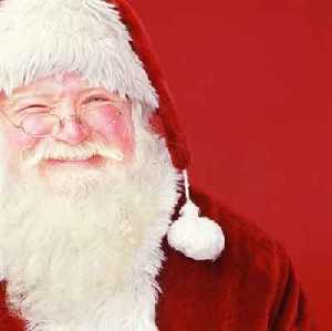 Primer plano de Pap� Noel