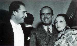 José Crespo con Douglas Fairbanks 