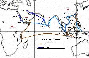 Ruta martima del clavo y cinamomon 