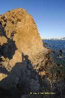Figura 15. Costa acantilada alta a continuacin de la playa del Pino