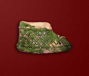 Detalle de cermica vidriada