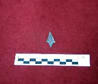 Sculpted by percussion arrowhead