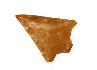 Sculpted by percussion arrowhead