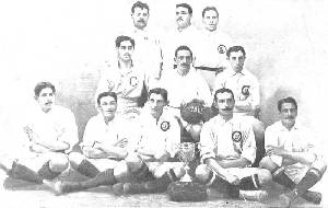 Jugadores del Madrid en 1905