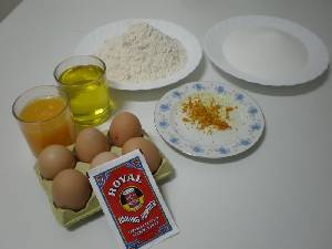 Ingredientes del Bizcocho de naranja 