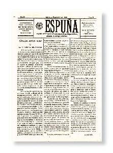 'Charla sobre aves' en el Peridico de Espua, ao 1919