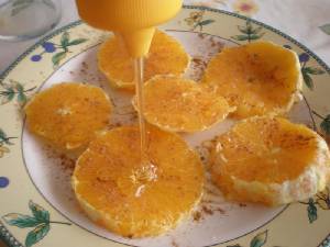 Naranjas con miel