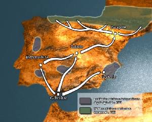 Invasión islámica de Hispania en el siglo VIII