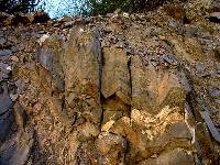 Esquistos paleozoicos de la sierra de Almenara (Lorca)