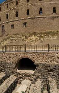 Restos del eje menor del Anfiteatro de Carthago Nova 