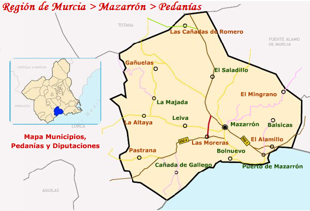 Situación Cañada de Gallego