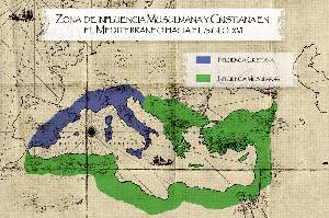 Zonas de influencia en el Mediterrneo. La amenaza de la piratera berberisca