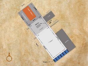 Recreacin del plano del foro de Carthago Nova 