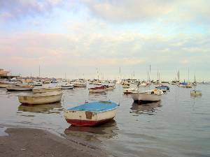 Barcos de pesca cerca de San Pedro del Pinatar 