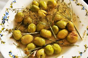 Hinojo con olivas partías [Hinojo]