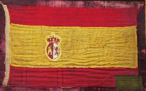 Bandera de España del submarino de Peral