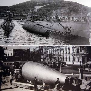 Traslado y recepcin del submarino en Cartagena