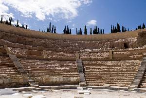 Vista del Teatro Romano desde el escenario