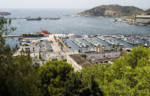 Panormica del Puerto de Cartagena 