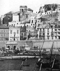 Catedral antigua de Cartagena en 1872