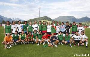 Partido de la prensa entre periodistas y veteranos del Real Madrid, 30 de julio de 2008 