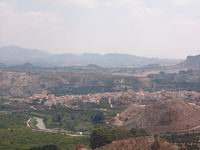Vista de Villanueva desde el mirador de El Cajal