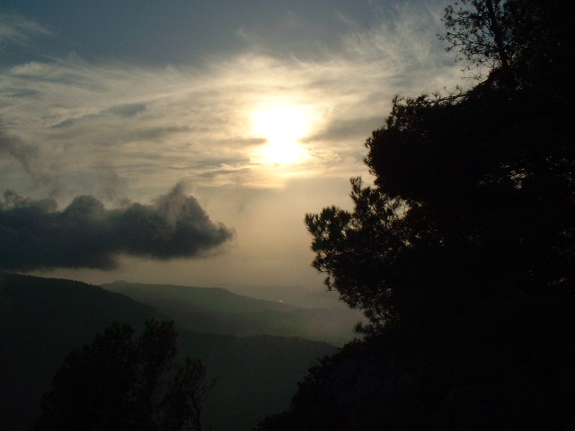 Atardecer Mirador Sierra de la Pila  Fortuna