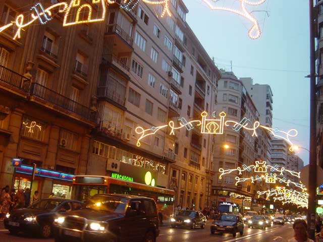 Comienza 'el encendido' de las calles de Murcia