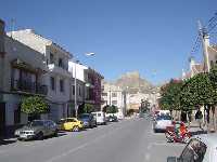 Calles de Mula y Castillo al fondo