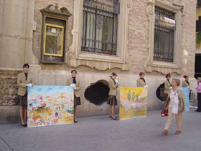 Una exposicin itinerante en el Centro de la Ciudad
